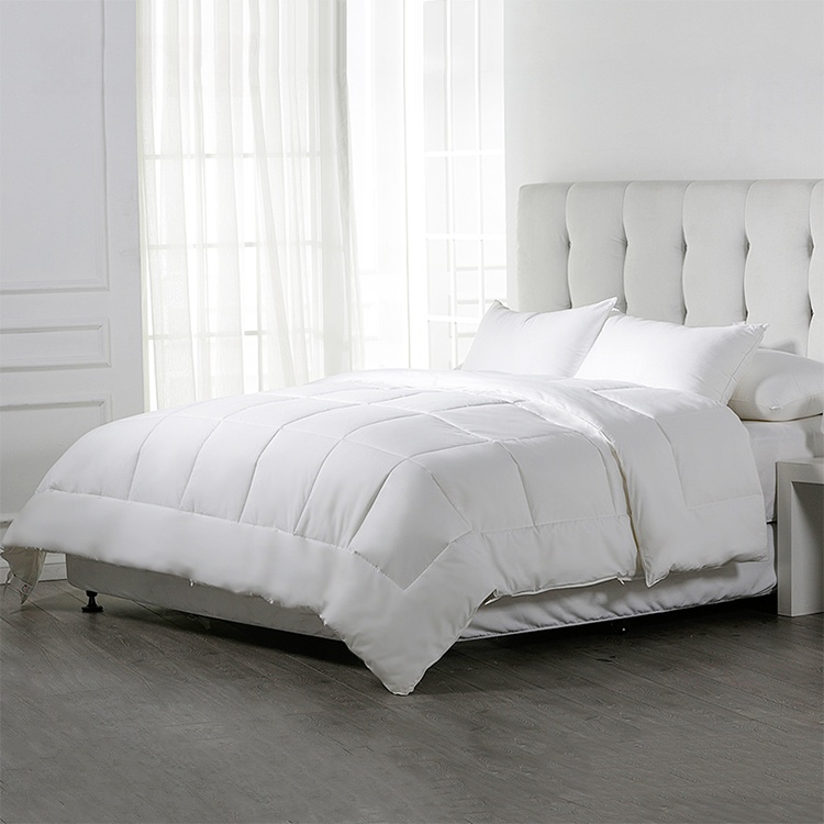 Luxury 100% Cotton 250gms filling Duvet Summer Duvet Quilted White Duvet Set manufacturer