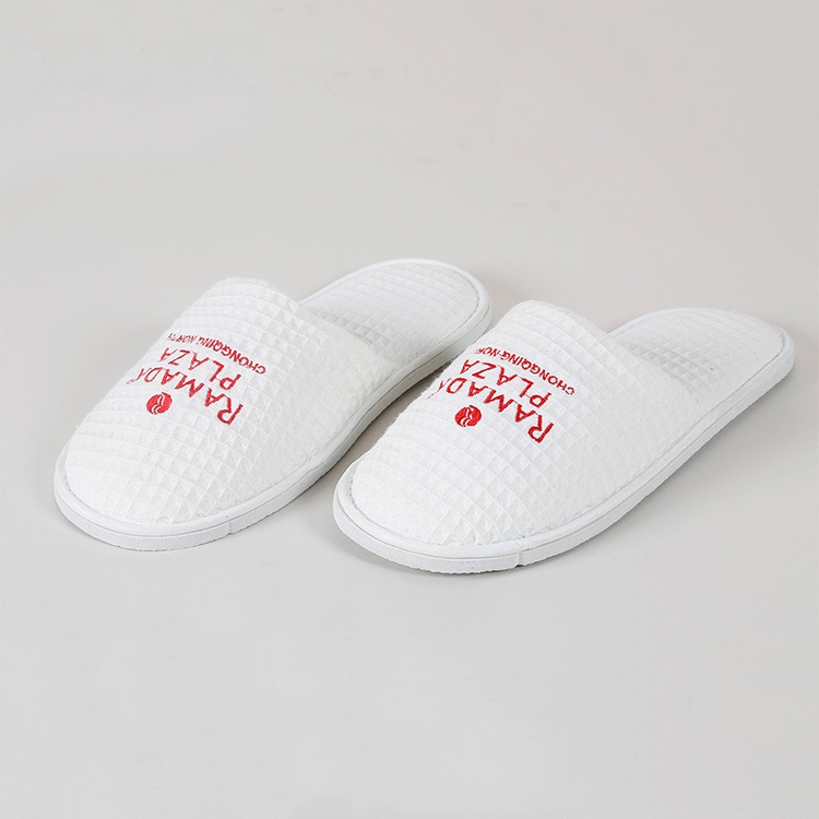 Disposable Hotel Velour Slippers For Bathroom