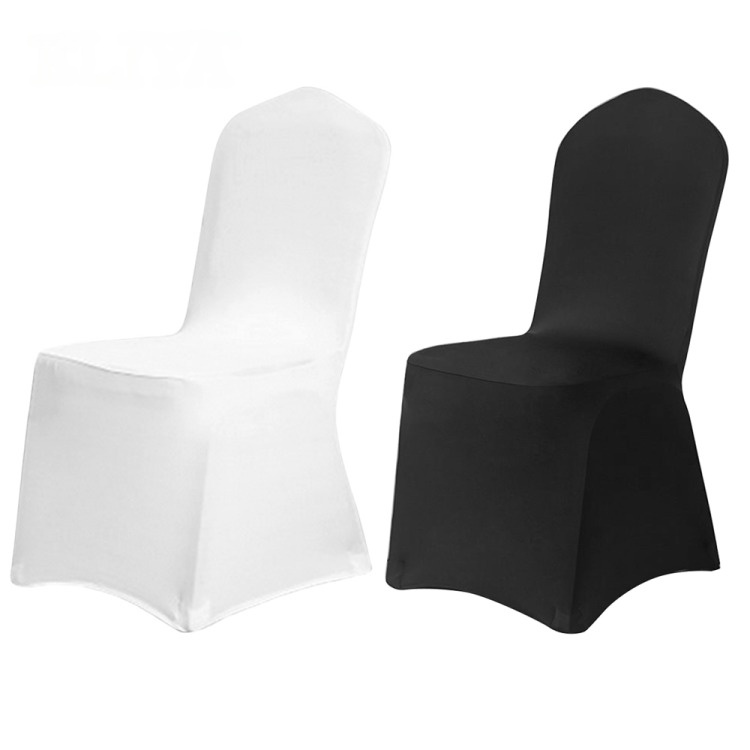 Hotel Banquet Party Decorative Velvet Spandex Dining Chair Covers