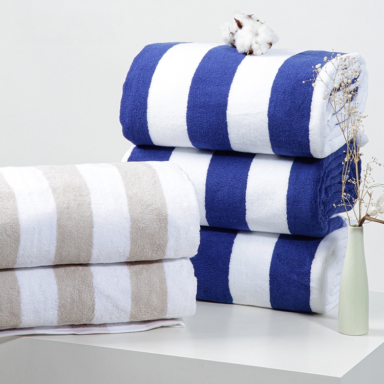 Wholesale Price 32S Hotel Stripe Pool Towel Beach Towel