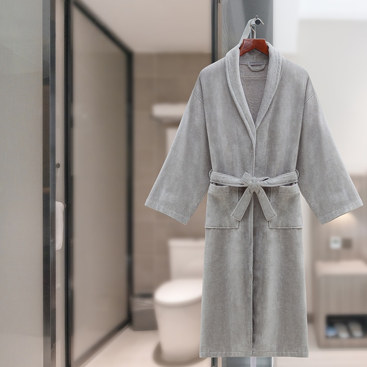 High Quality Bathrobe Double Layer Bathrobe Green