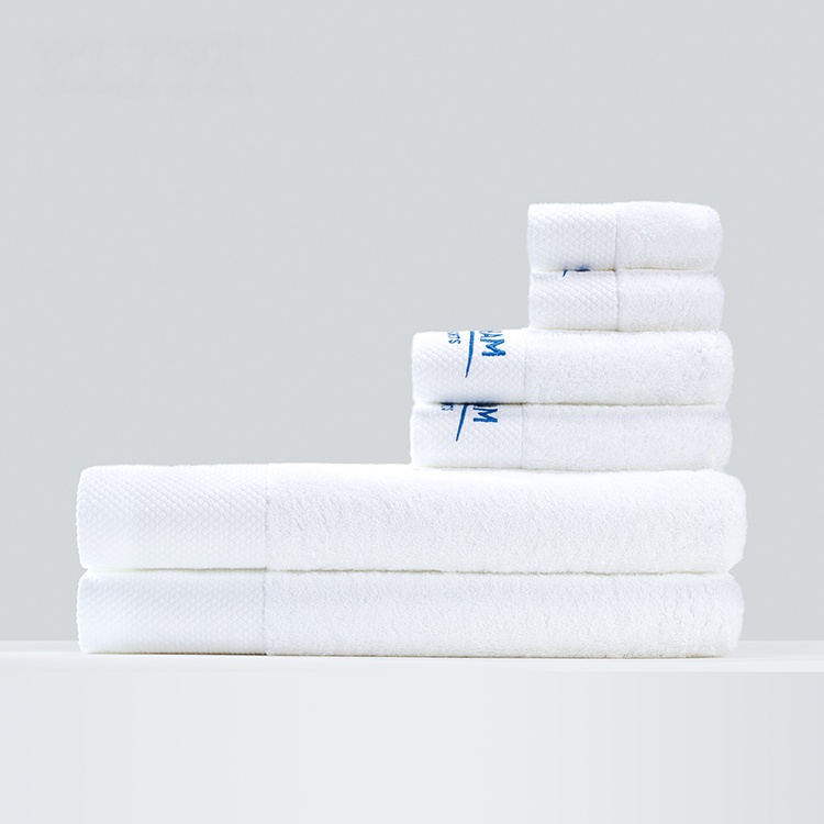 Luxury Five Star Hotel Red Bath Hand Towel Set