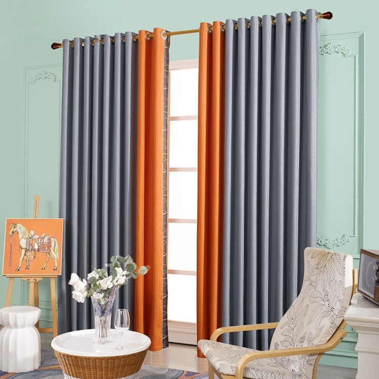 Supply Thermal Insulated Darkening Blackout Polyester Jacquard Curtain For