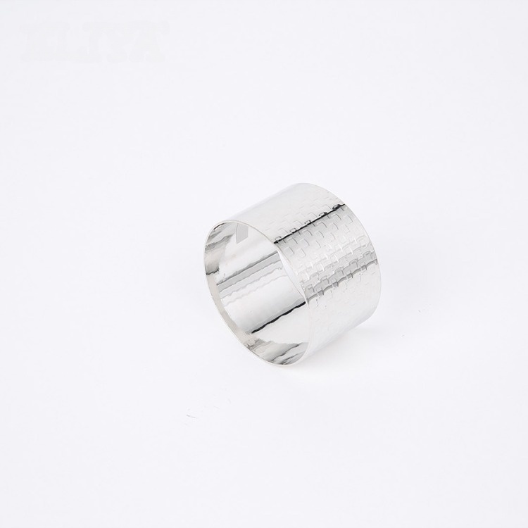 Metal Napkin Ring Silver Napkin Ring Flower Napkin Ring