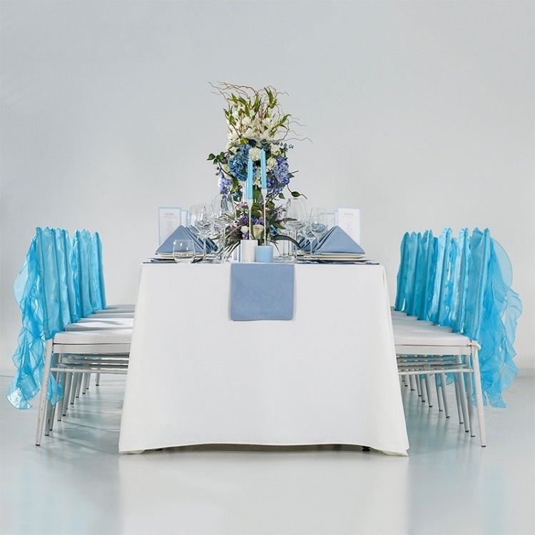 Supply Hotel Restaurant Banquet Wedding Table Runner Table Cloth