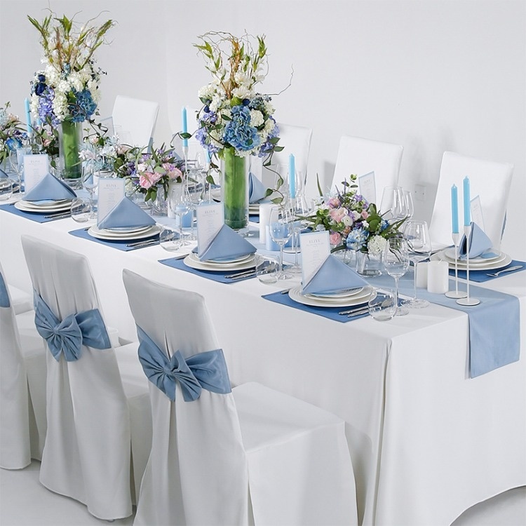 Supply Hotel Restaurant Banquet Wedding Table Runner Table Cloth