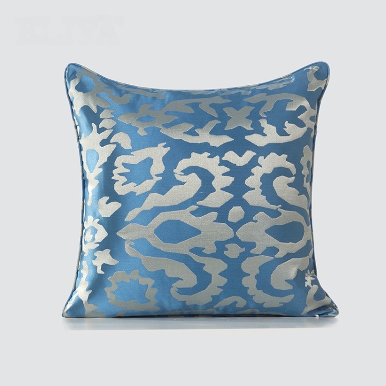 100% Polyester fabric high quality indoor living room decoration vintage style cushion pillow cover with logo