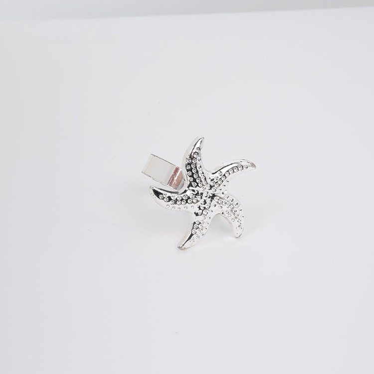 Hot Selling Wholesale Napkin Rings Silver Luxury Modern Napkin Buckle