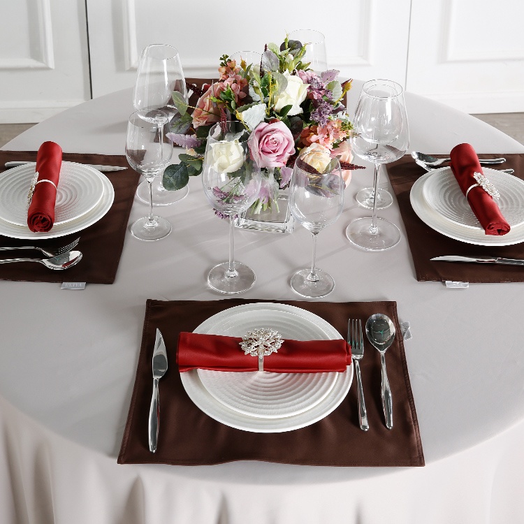 New Type Top Sale Hot Selling Pvc Placemat Western Food Mat Single Frame Heat Insulation Non Slip Hotel Family Kitchen Table Mat