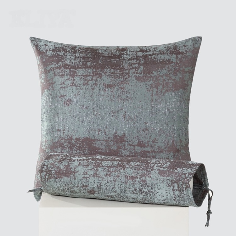 45 * 45cm linen double-sided printed small fresh throw pillow cover pillowcase home living room sofa decor cushion cover