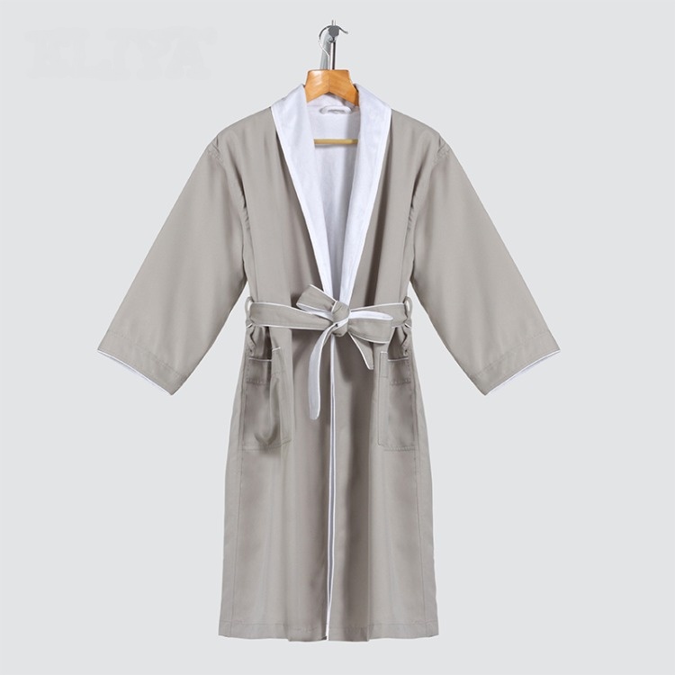 Robe Bathrobe Cotton Hotel Robes Custom Long Waffle White Bath Robe Hotel