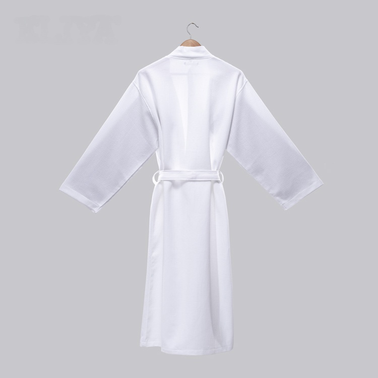 Summer Bathrobes Pure Cotton Breathable With Beautiful Waffle Weave Design