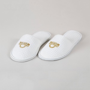 Hotel Luxury Slippers Men Disposable Waffle Slipper Bathroom Slipper For