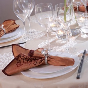 5 Star Hotel 100% Linen Wedding Dinner Table Napkins