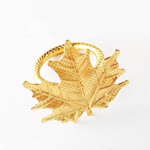 Luxury Gold Napkin Ring Handmade Napkin Rings