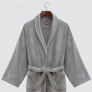 High Quality Bathrobe Double Layer Bathrobe Green