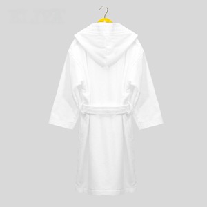Hotel Pineapple Grid Bathrobe Series Logo Embroidery Bathrobe With Silver