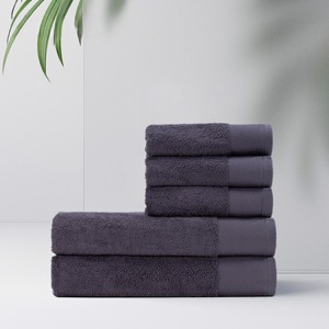 Pure Cotton Luxury Border Five Star Hotel Bath Hand Towel Set