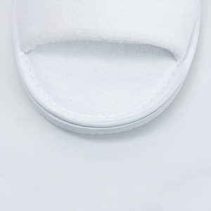 Supply Luxury Hotel Room White Disposable Slippers