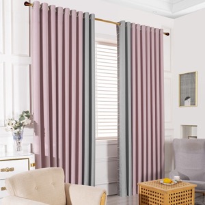 Supply Thermal Insulated Darkening Blackout Polyester Jacquard Curtain For