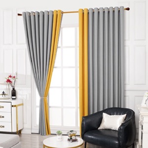 Supply Thermal Insulated Darkening Blackout Polyester Jacquard Curtain For