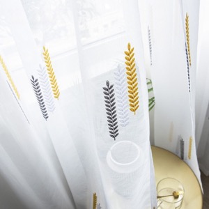 Supply Thermal Insulated Darkening Blackout Polyester Jacquard Curtain For