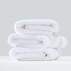 China Hotel Bathroom Towel Plain White Manufacturers
