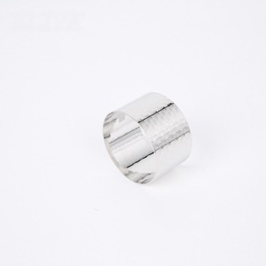 Metal Napkin Ring Silver Napkin Ring Flower Napkin Ring