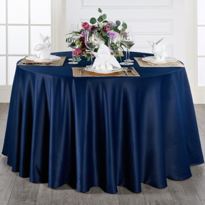 Damask Custom Logo Double Layer Wedding Table Linens