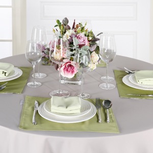 wholesale 100% polyester hotel restaurant table cloth, luxury hotel table linen