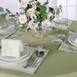 Hot Sale Large Events White Restaurant Round Table Cloth Wedding
