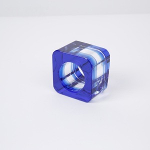 Lucite Square Napkin Rings Acrylic Napkin Rings Multicolored Neon