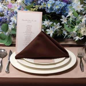 BrownTable Cloth Round Rectangle Square 100% Polyester Table Cloth Tablecloth for Wedding Party