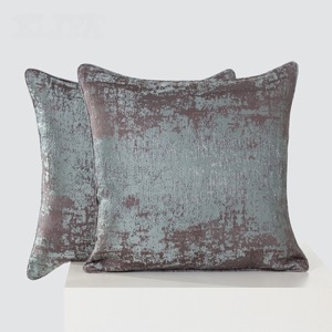 45 * 45cm linen double-sided printed small fresh throw pillow cover pillowcase home living room sofa decor cushion cover