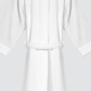 White Hotel Bath Robe Cotton Towel Bathrobe Slippers Set Unisex Bathrobe