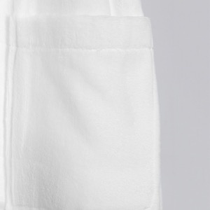 White Hotel Bath Robe Cotton Towel Bathrobe Slippers Set Unisex Bathrobe