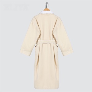 Factory 100 Cotton Bathrobe For Hotel Beige Hotel Bath Robe