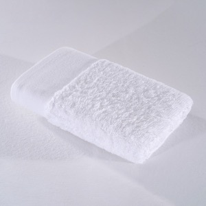 White towel sets single-loop 100% cotton with slap-up dobby border design