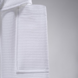 Summer Bathrobes Pure Cotton Breathable With Beautiful Waffle Weave Design