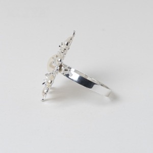Pearl Sunflower Elegant Napkin Rings
